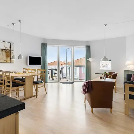 Gorgeous In With Kitchen Apartment Gudhjem